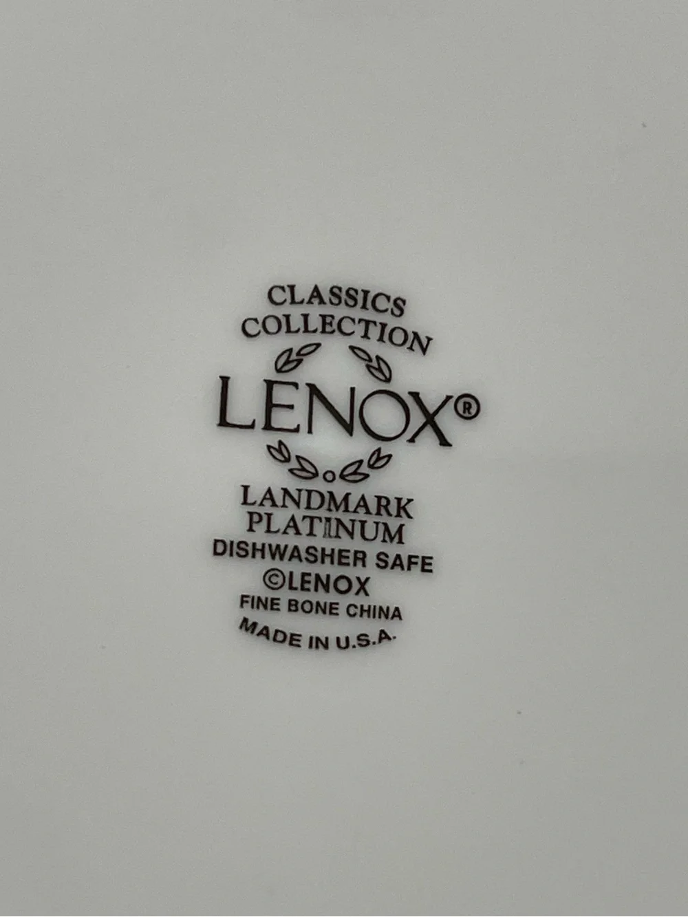 5 Lenox ~ Landmark Platinum Millennium Edition ~ Dinner Plate ~